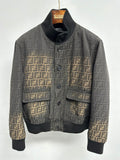 FENDI MONOGRAM WOVEN BOMBER