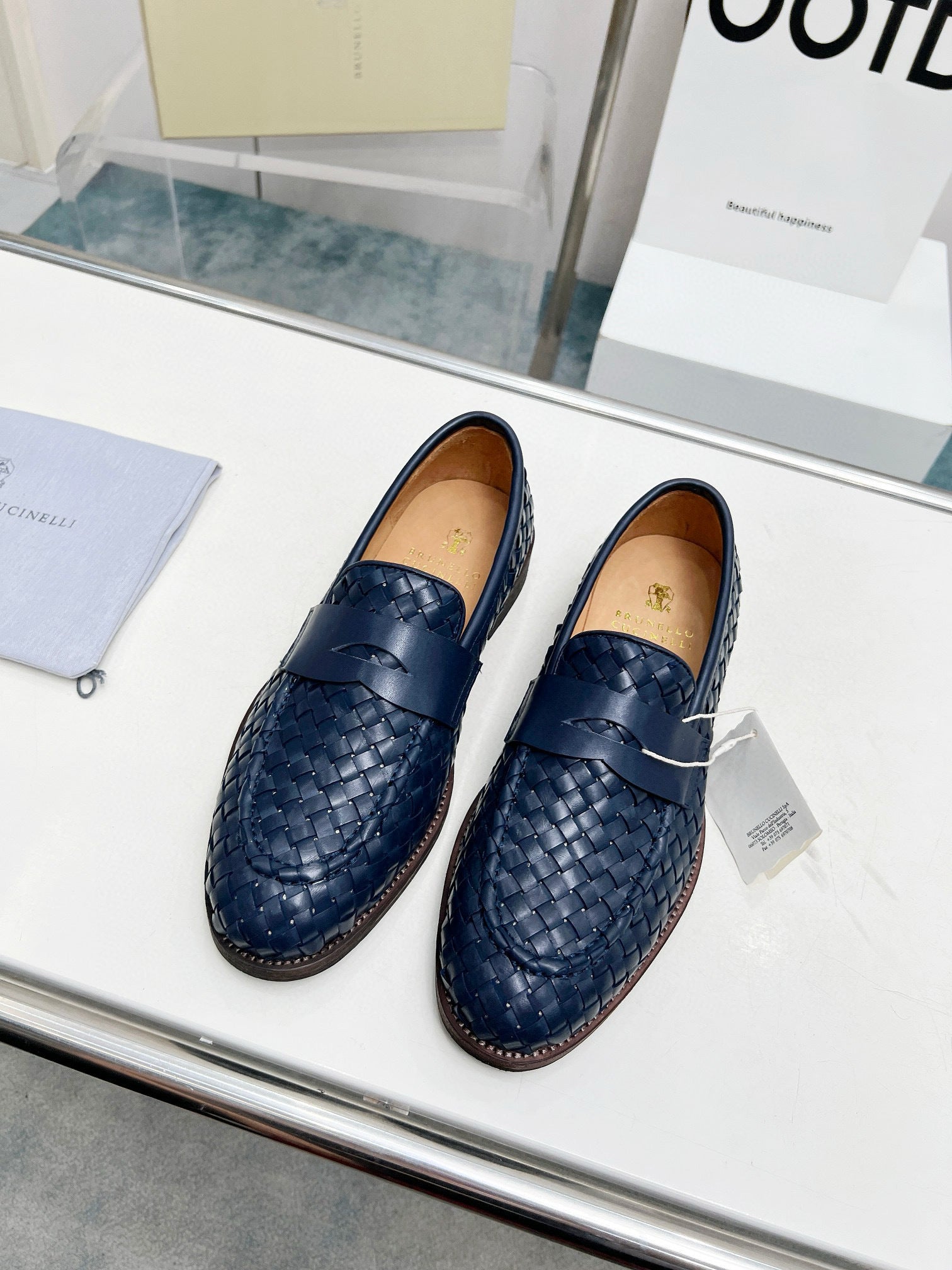 BRUNELLO INTRECCIATO LOAFER