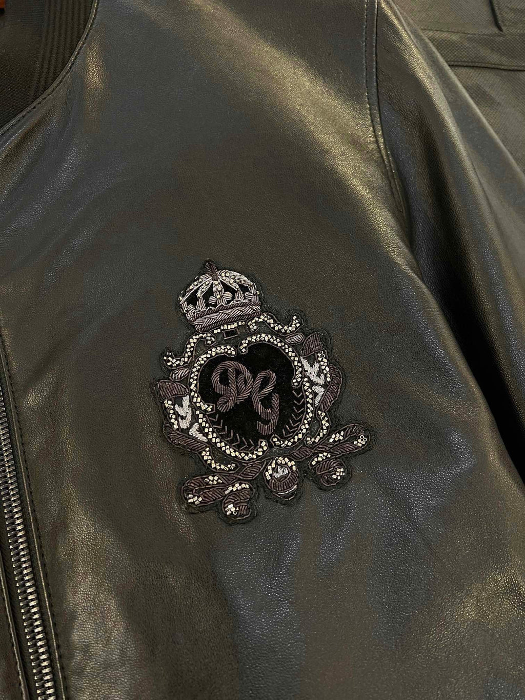 DOLCE & GABBANA LAMB LEATHER JACKET