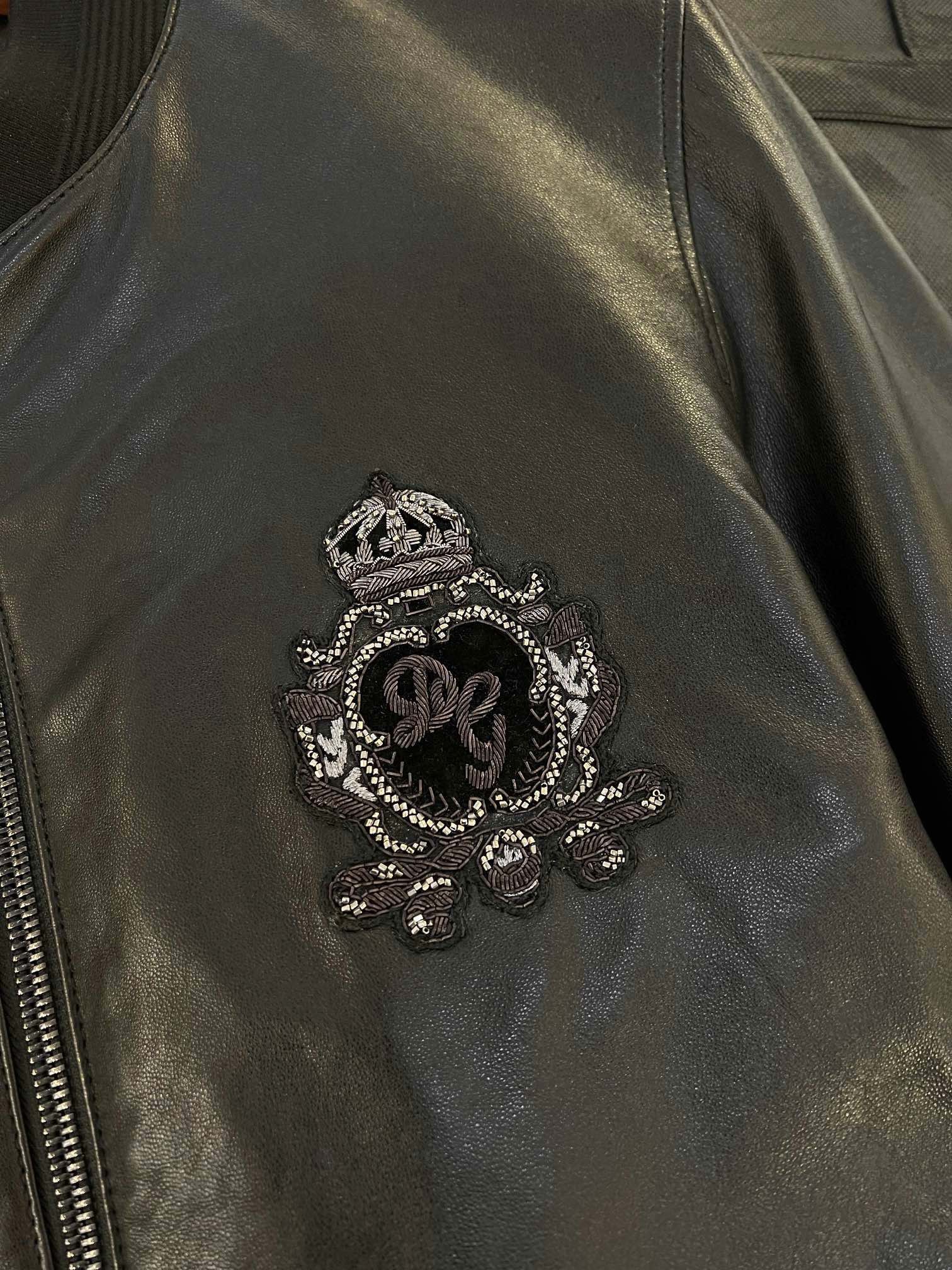 DOLCE & GABBANA LAMB LEATHER JACKET