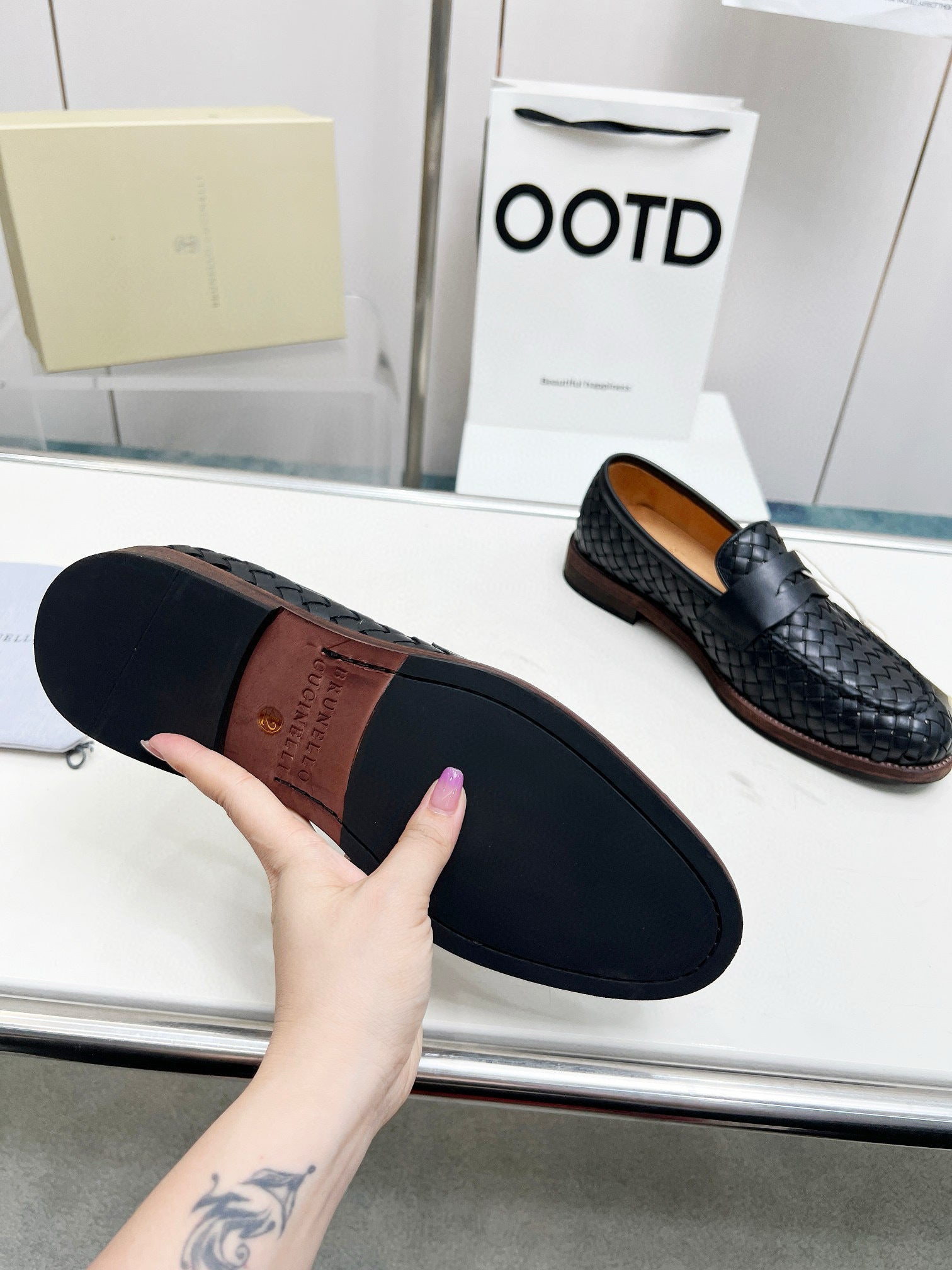 BRUNELLO INTRECCIATO LOAFER