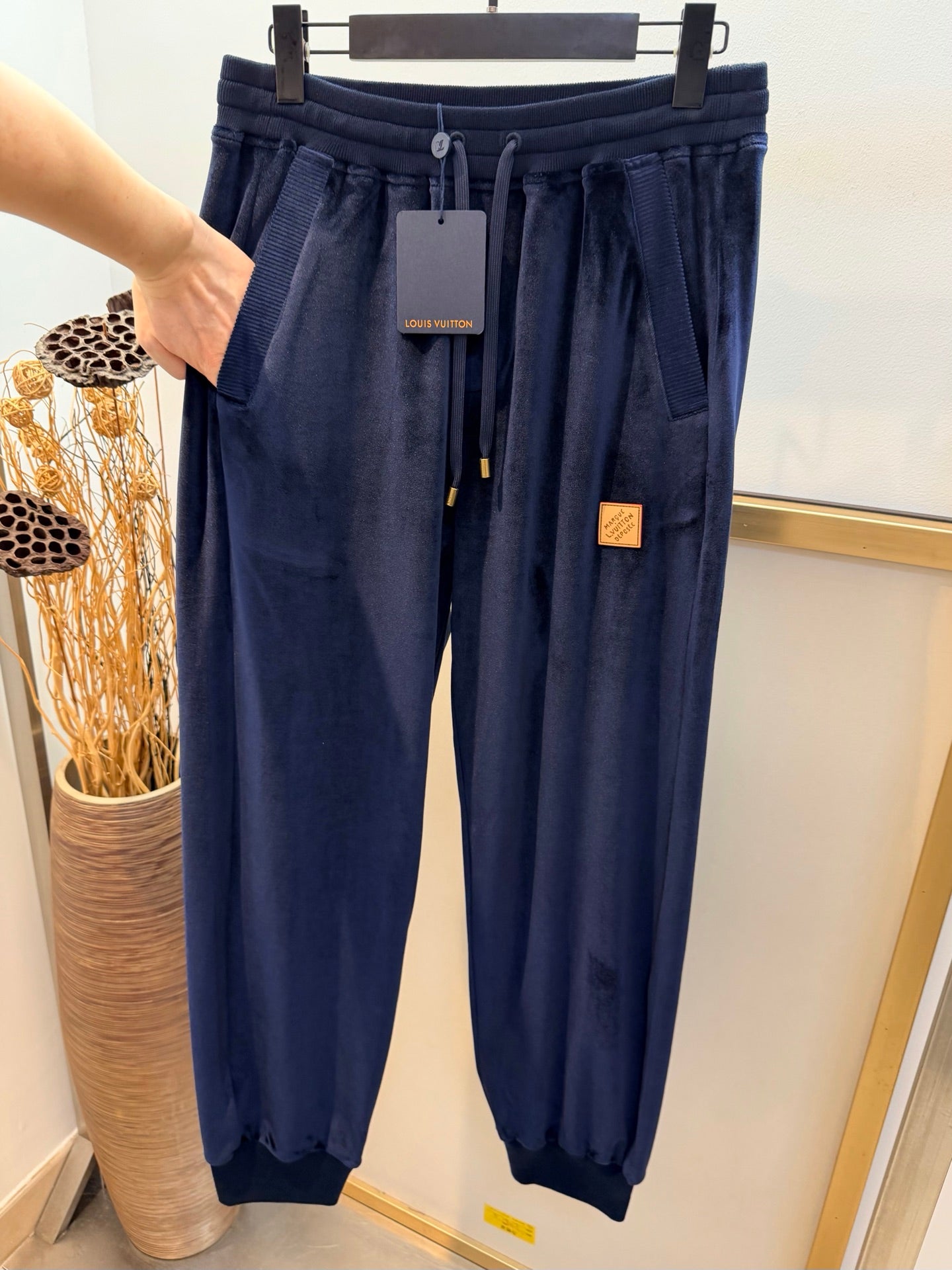 LOUIS V VELVET TRACK BOTTOM