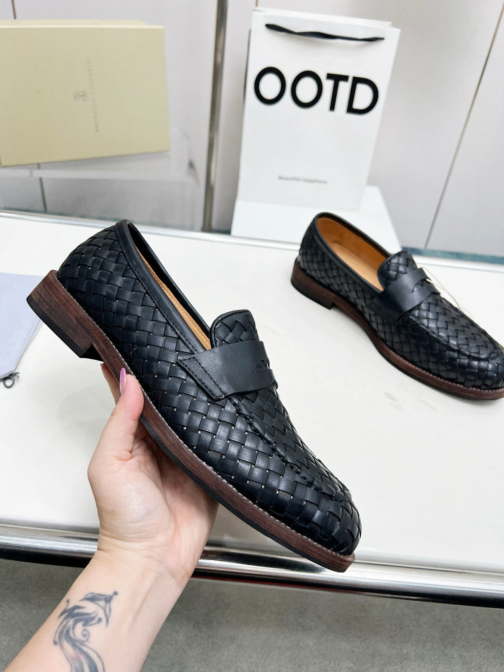 BRUNELLO INTRECCIATO LOAFER