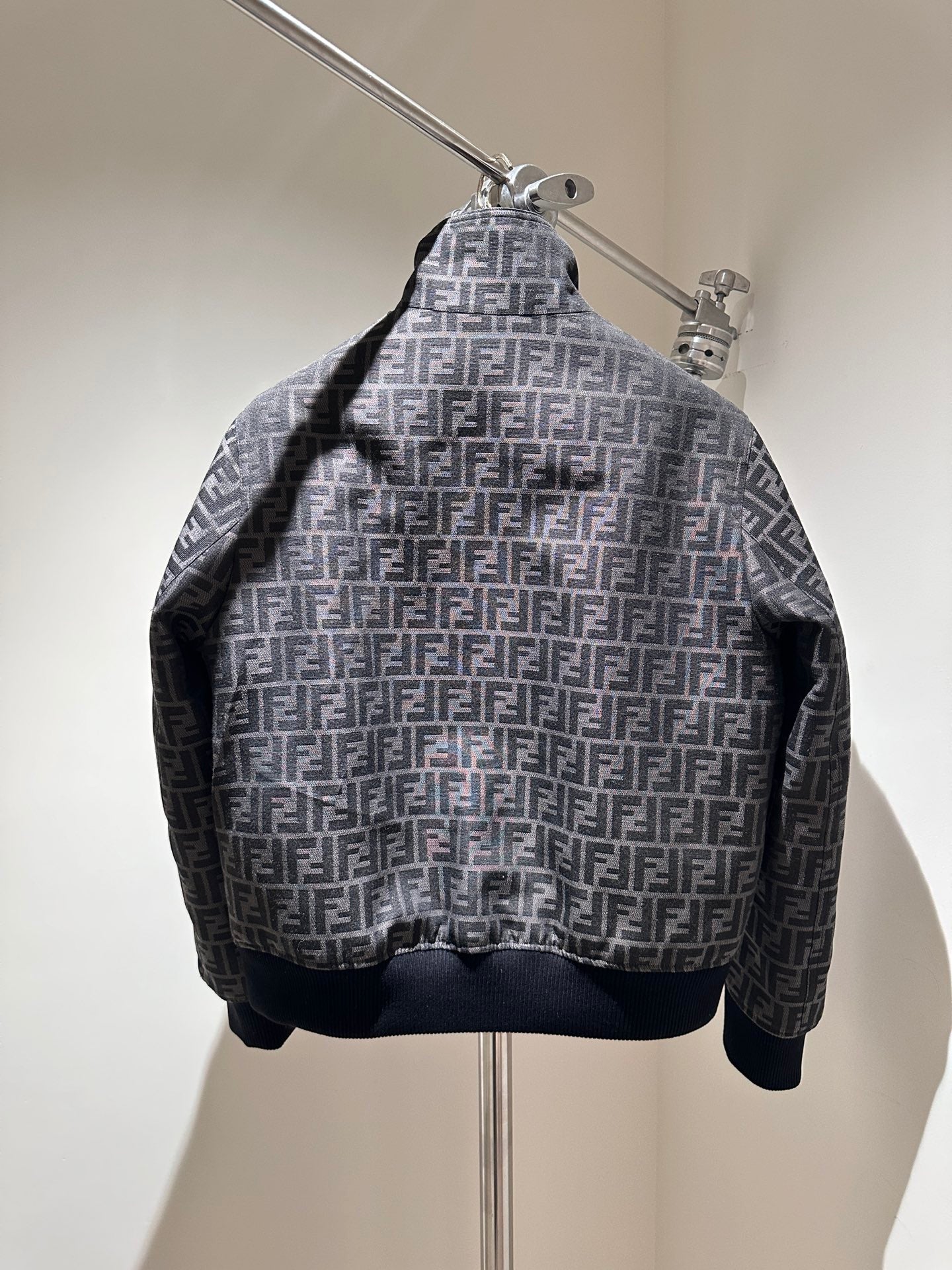 FENDI WOVEN FABRIC FF JACKET