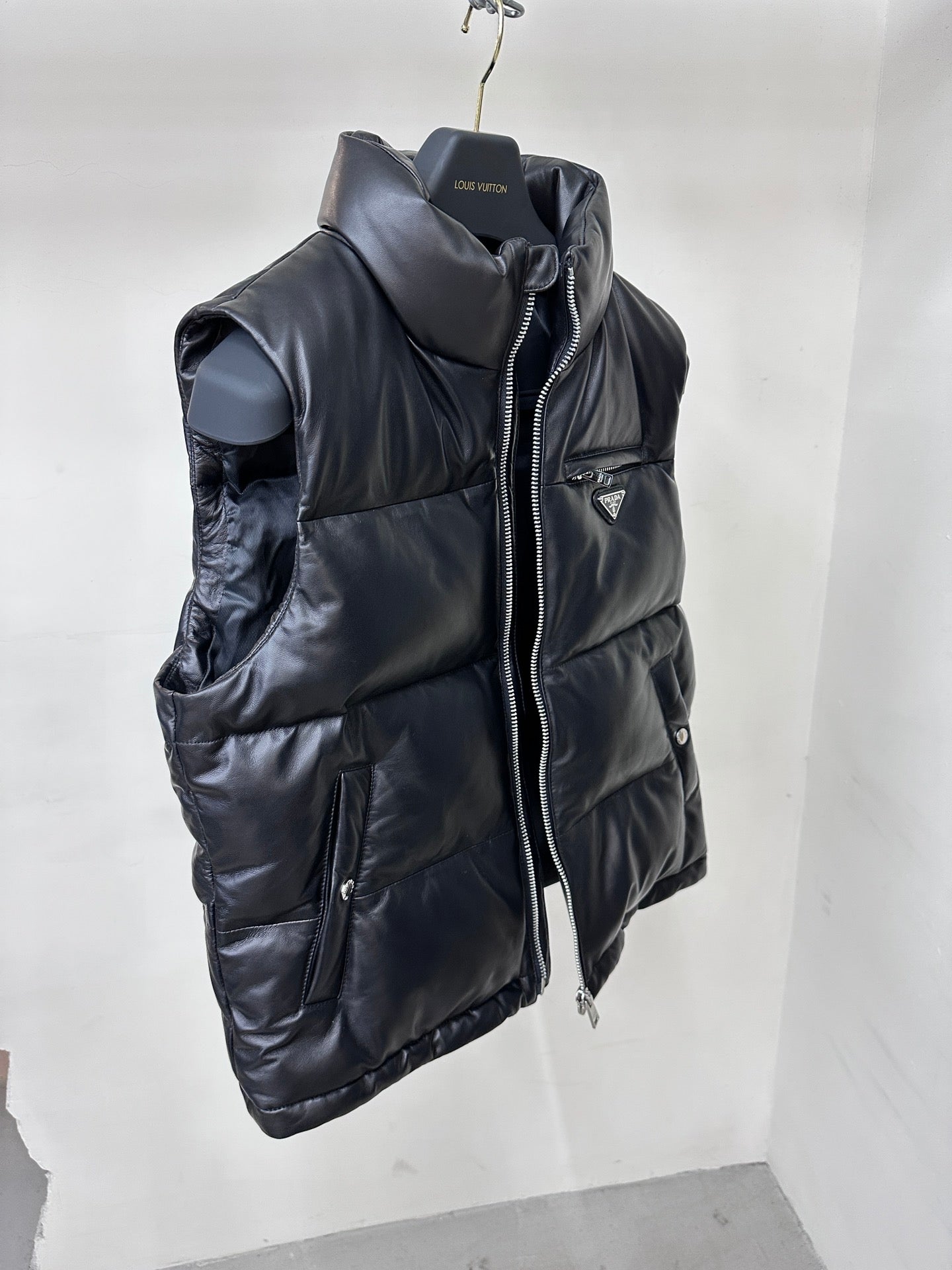 PRADA NAPPA LEATHER VEST