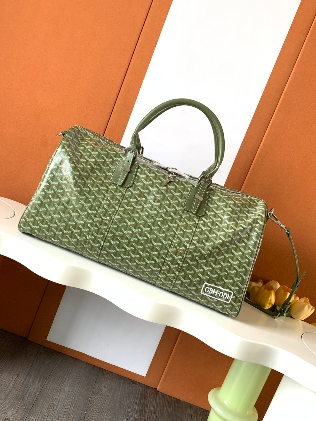 GOYARD BOSTON 50 LIMITED EDITION KHAKI OLIVE