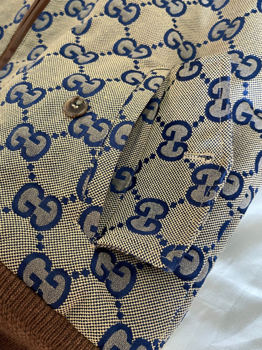 GUCCI MONOGRAM PATTERN JACKET