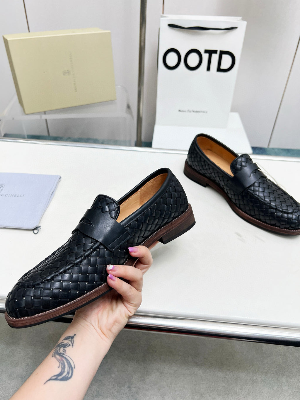 BRUNELLO INTRECCIATO LOAFER