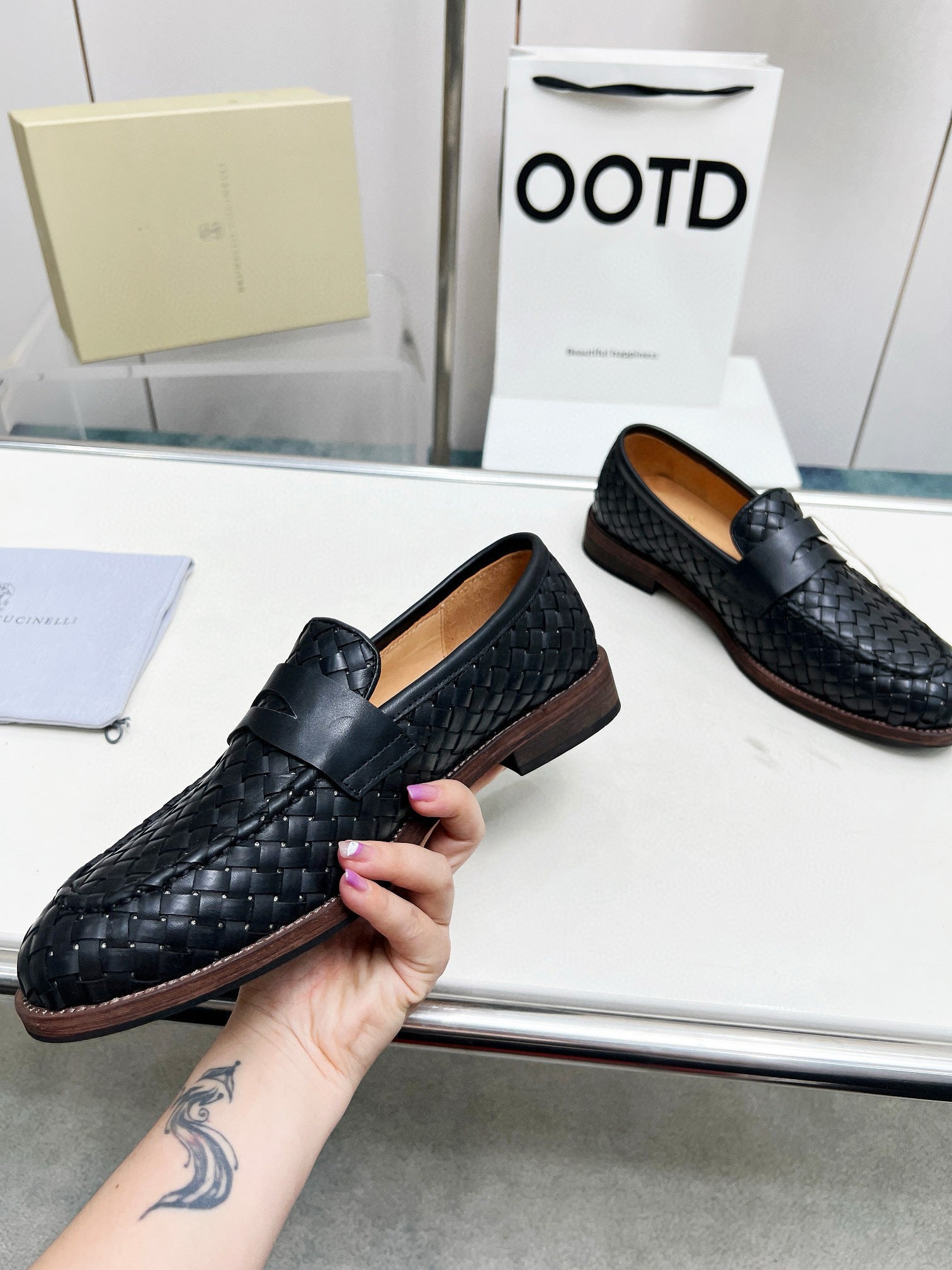 BRUNELLO INTRECCIATO LOAFER