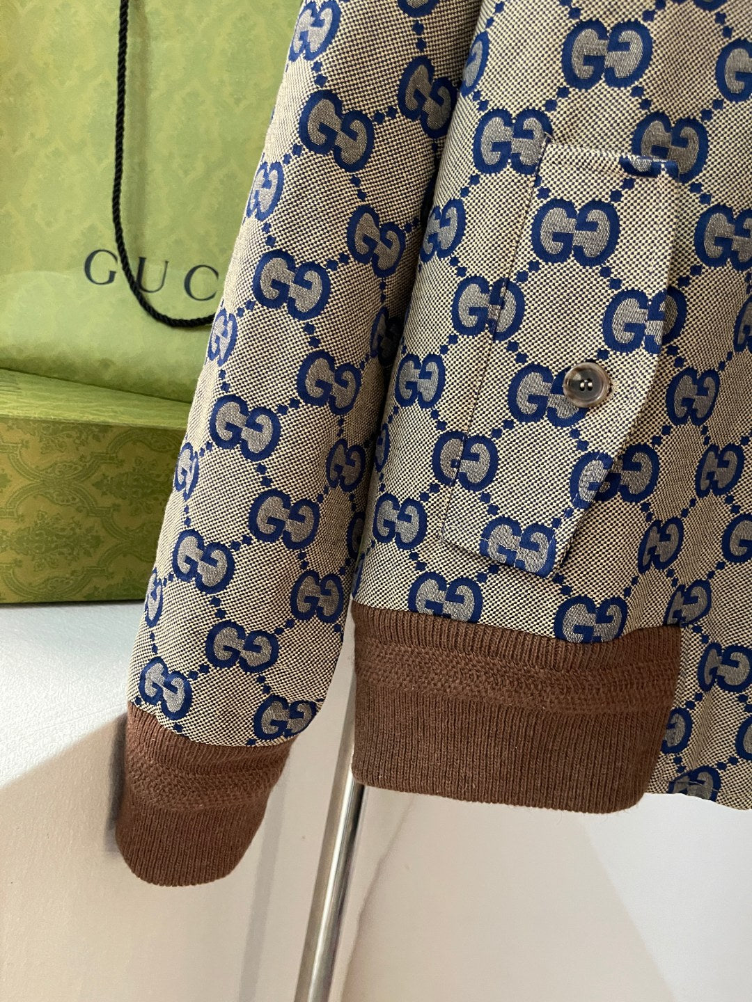 GUCCI MONOGRAM PATTERN JACKET