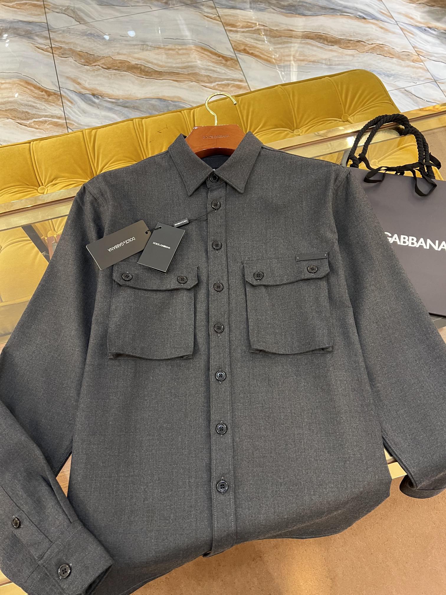 DOLCE & GABBANA LANA WOOL SHIRT