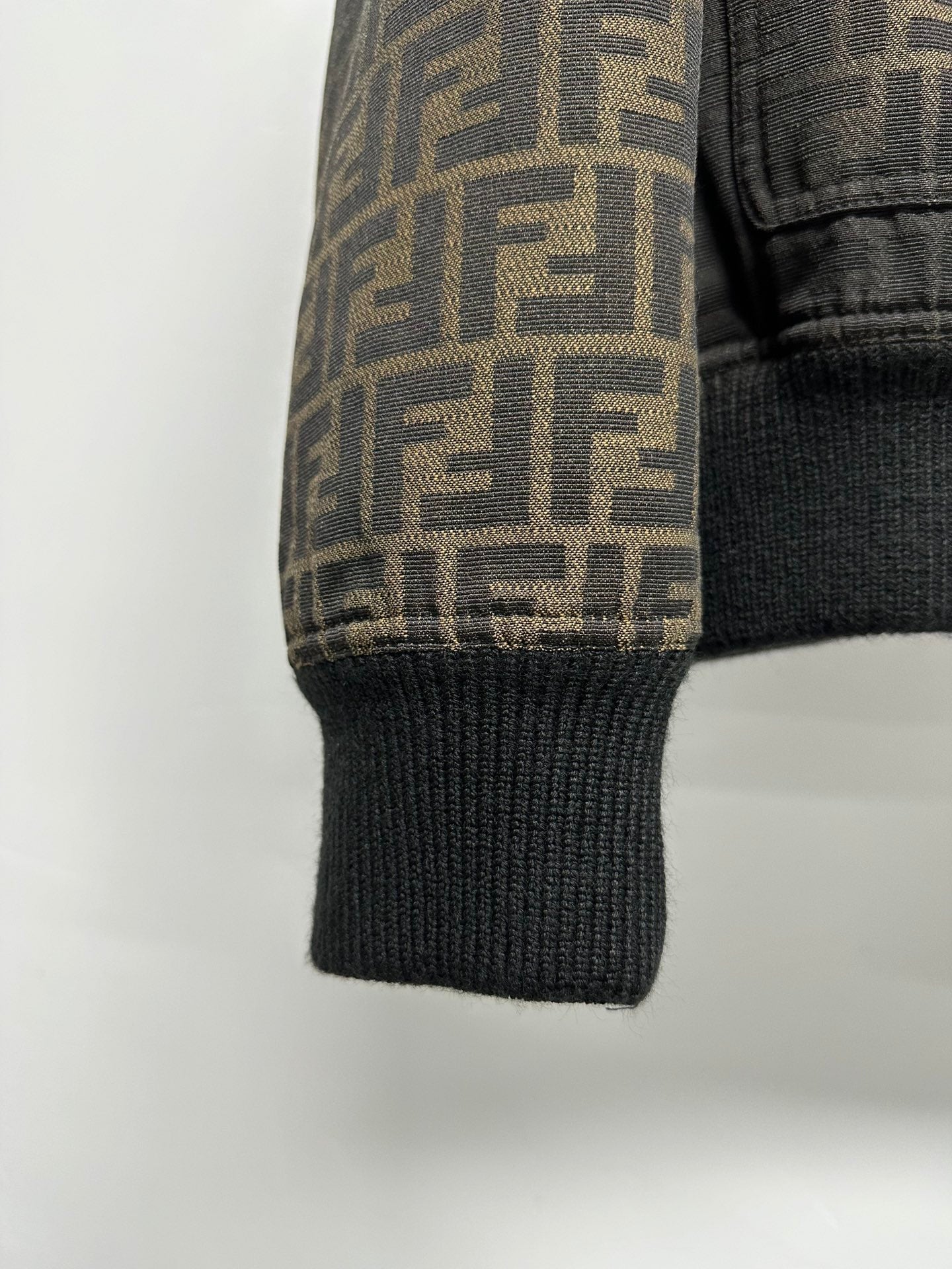 FENDI MONOGRAM WOVEN BOMBER