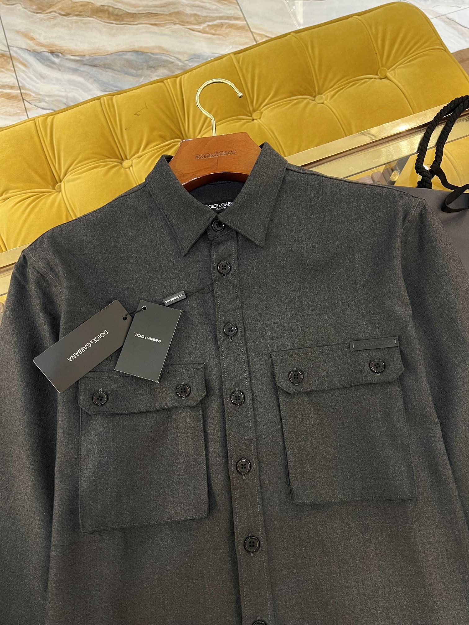 DOLCE & GABBANA LANA WOOL SHIRT