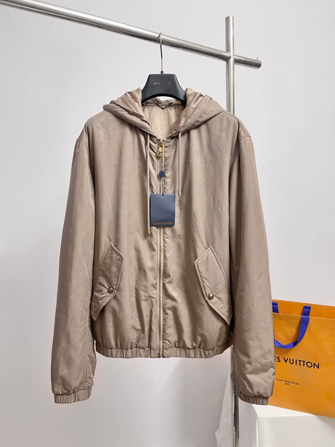 LOUIS V MONOGRAM WINDBREAKER