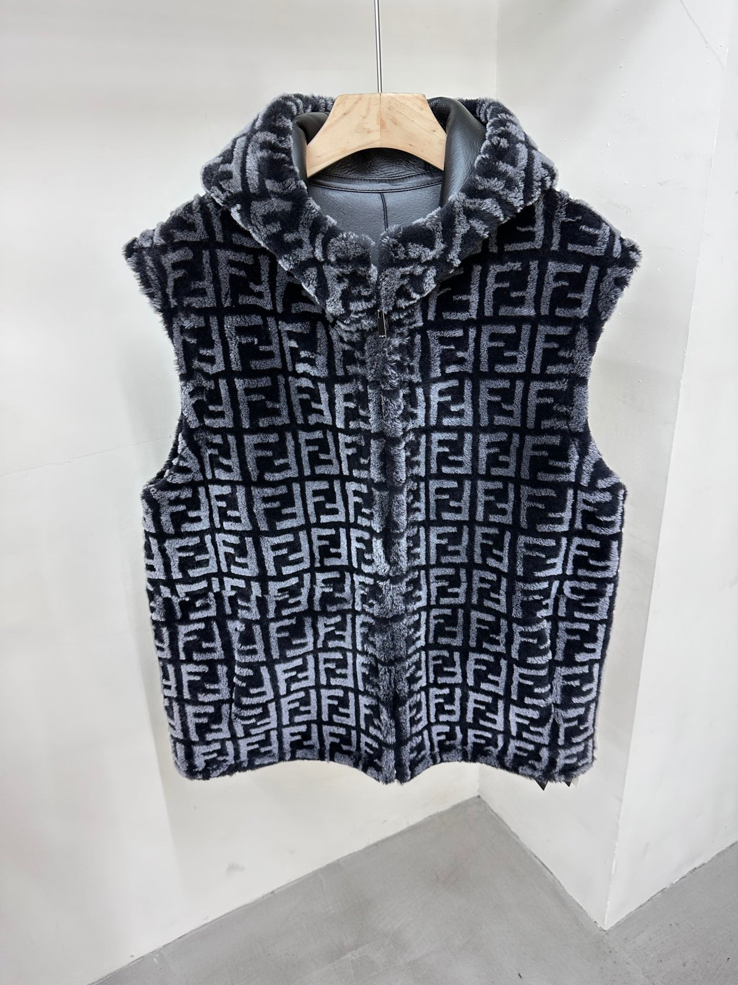 FENDI MONOGRAM FUR REVERSIBLE