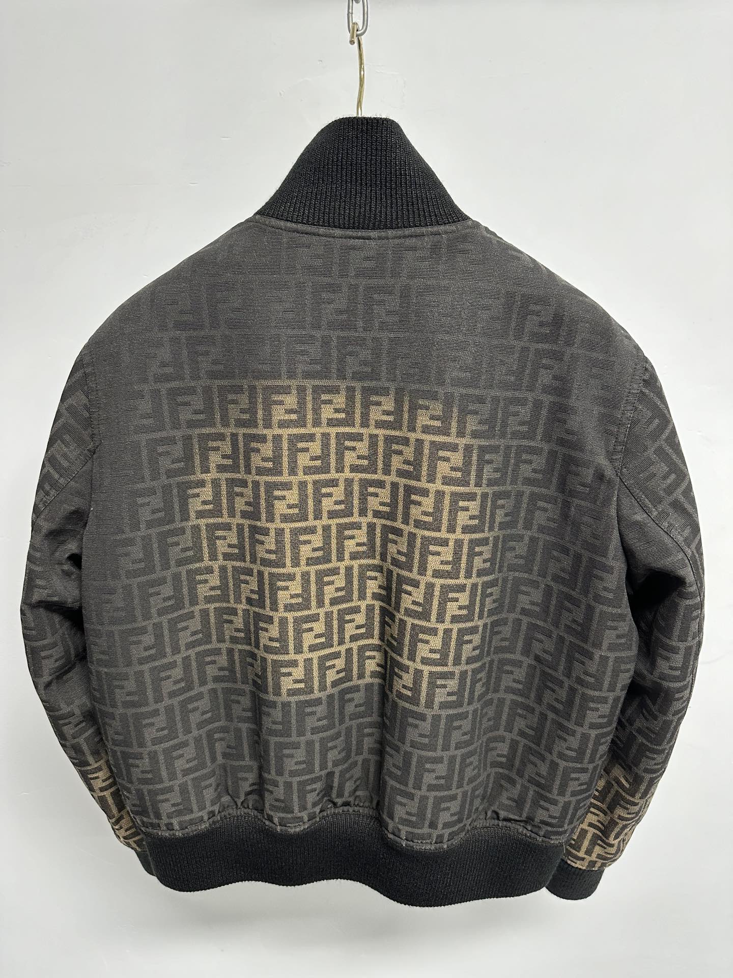 FENDI MONOGRAM WOVEN BOMBER