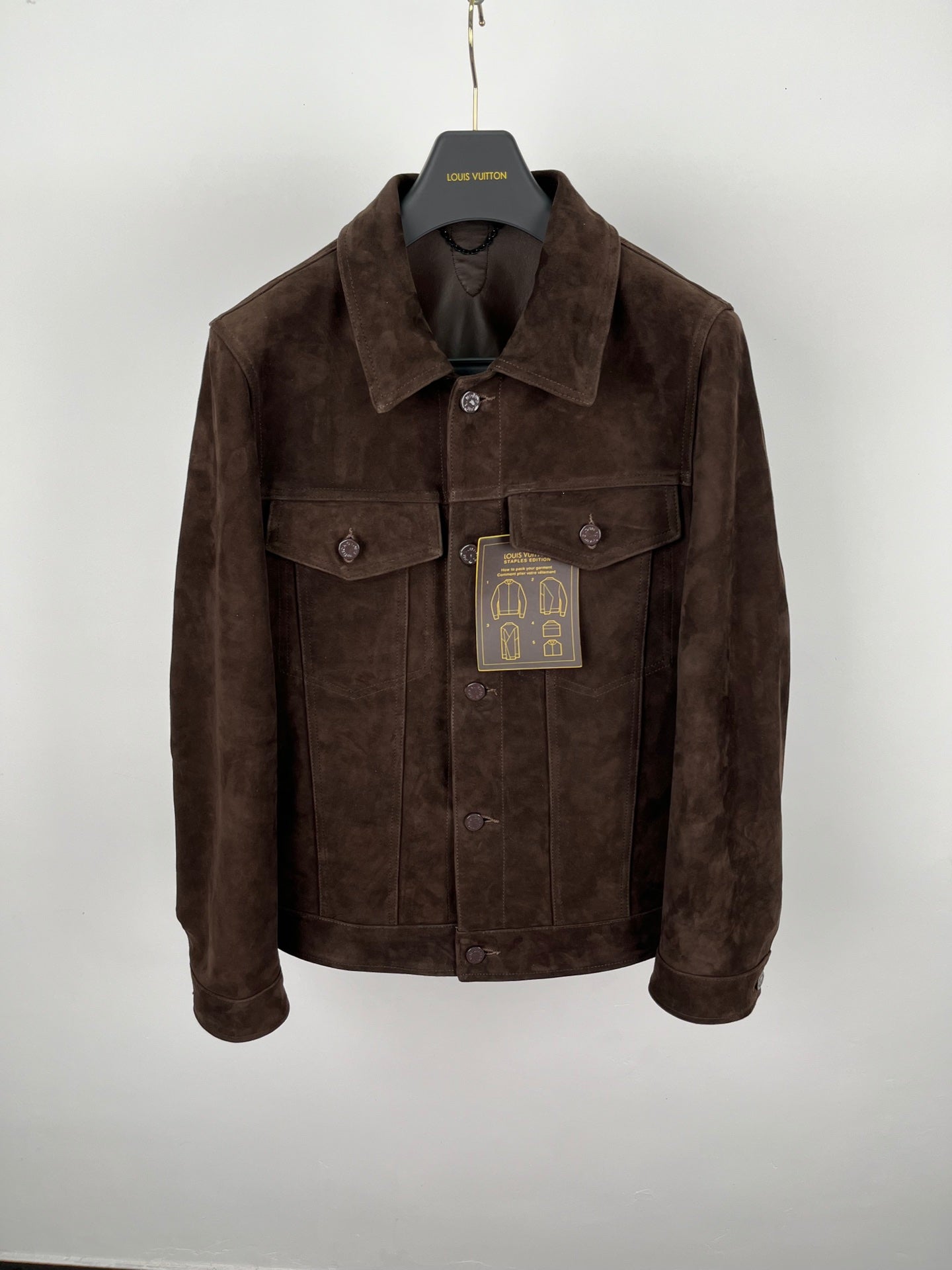 LOUIS V SUEDE LEATHER