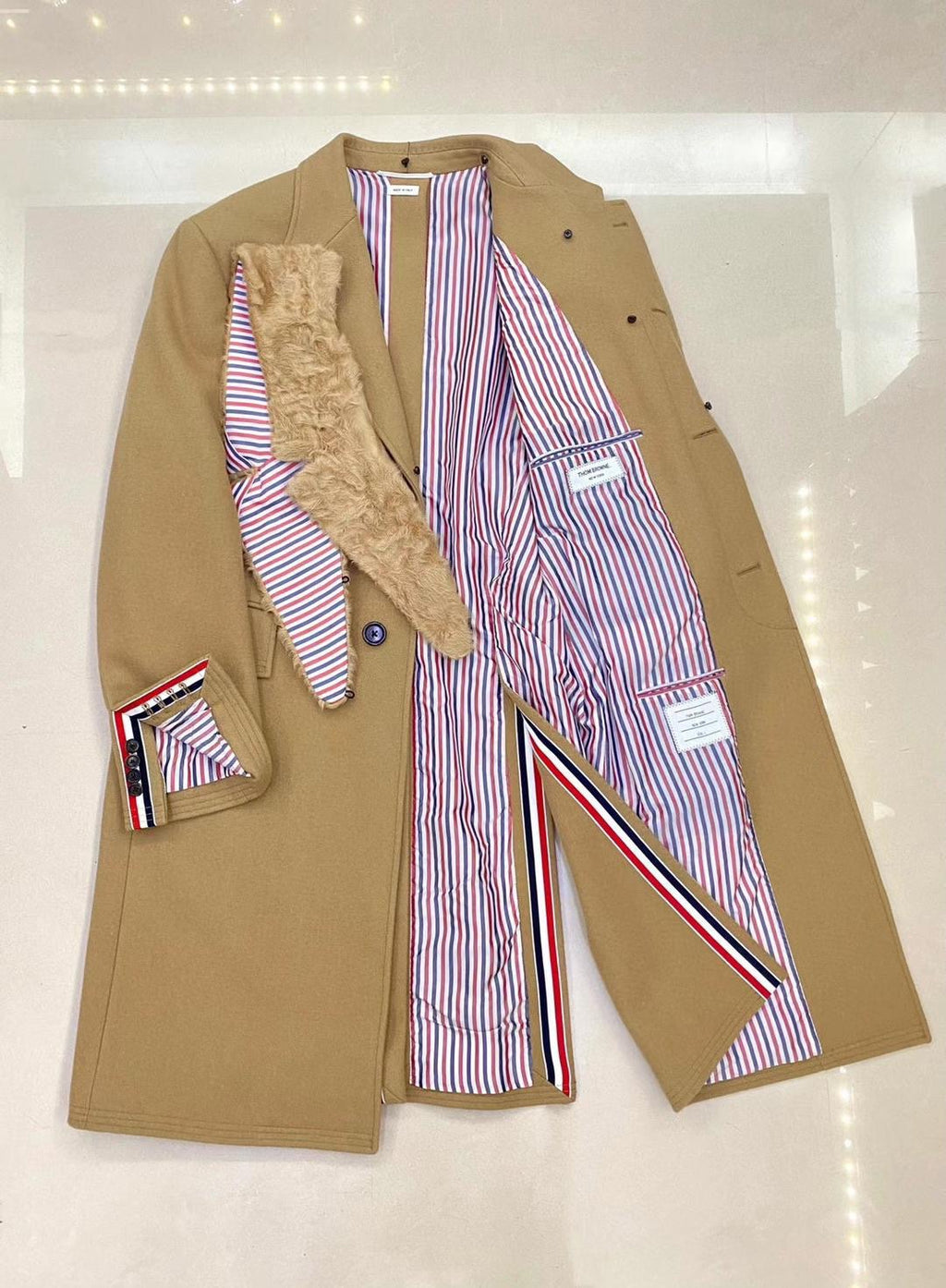 THOM BROWNE CASHMERE COAT