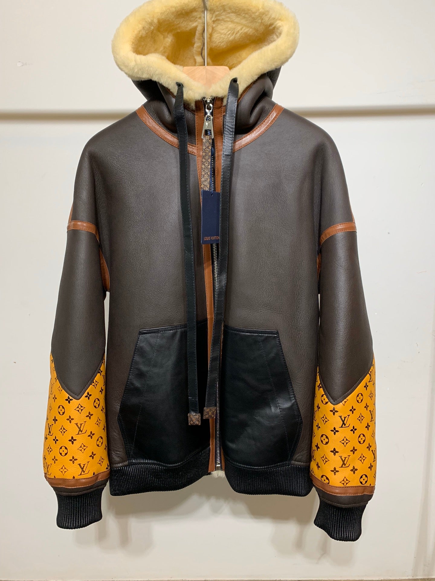 LOUIS V REVERSIBLE SHEEPSKIN JACKET