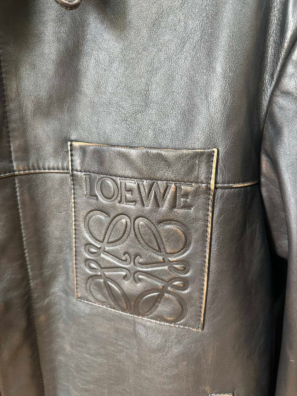 LOEWE LEATHER SHIRT