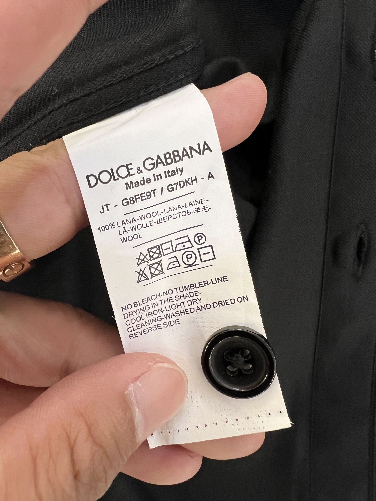 DOLCE & GABBANA LANA WOOL SHIRT