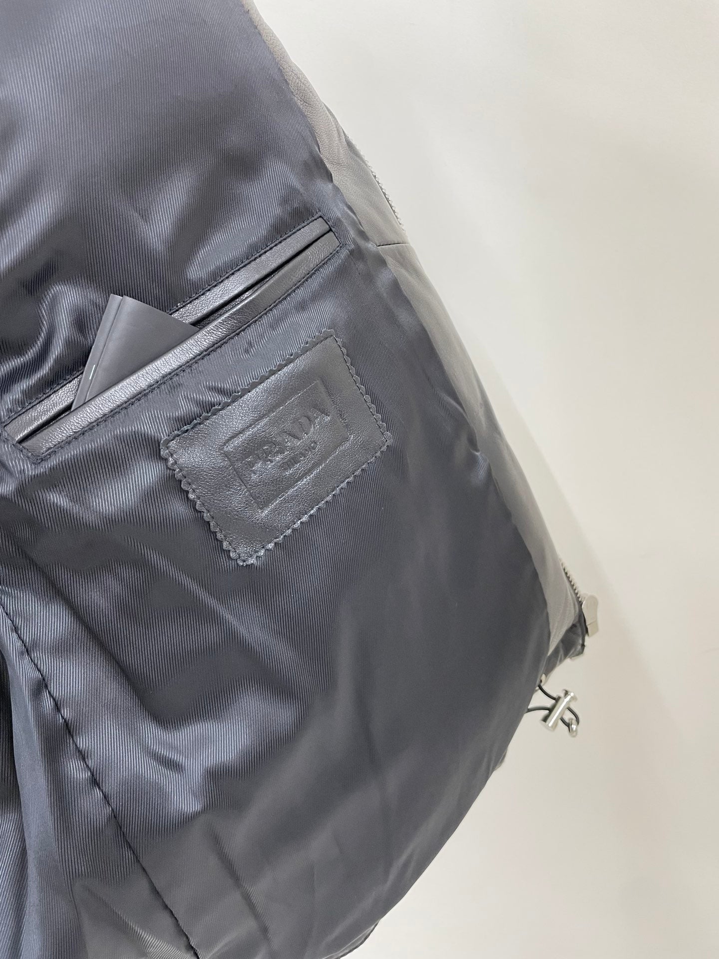 PRADA NAPPA LEATHER VEST