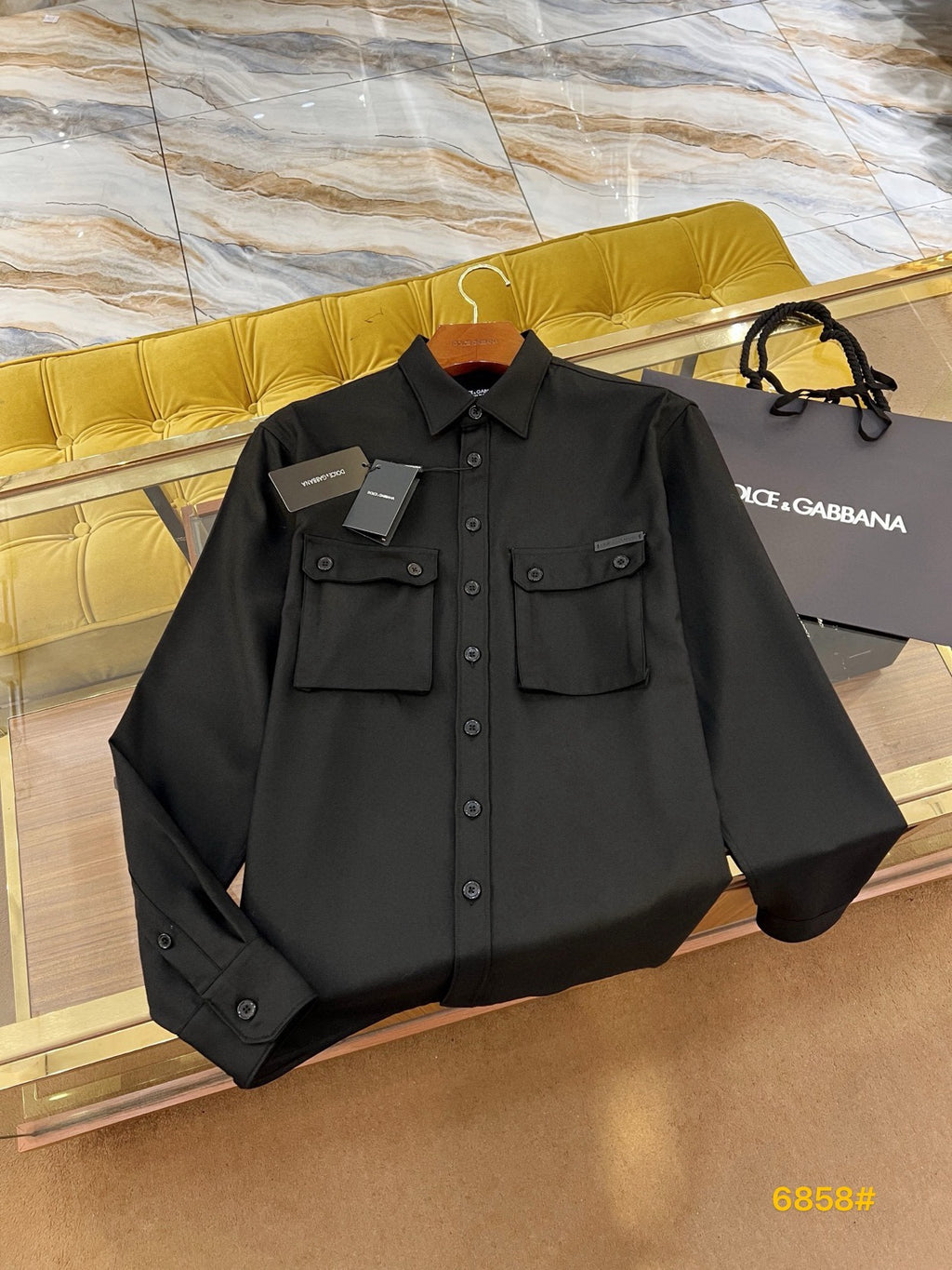 DOLCE & GABBANA LANA WOOL SHIRT