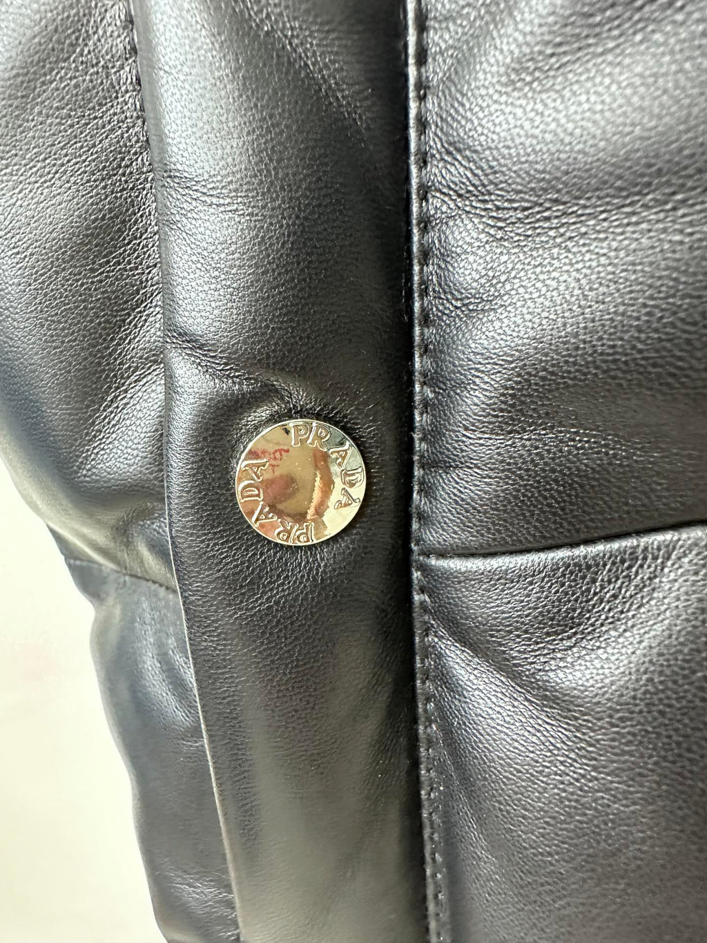 PRADA NAPPA LEATHER VEST