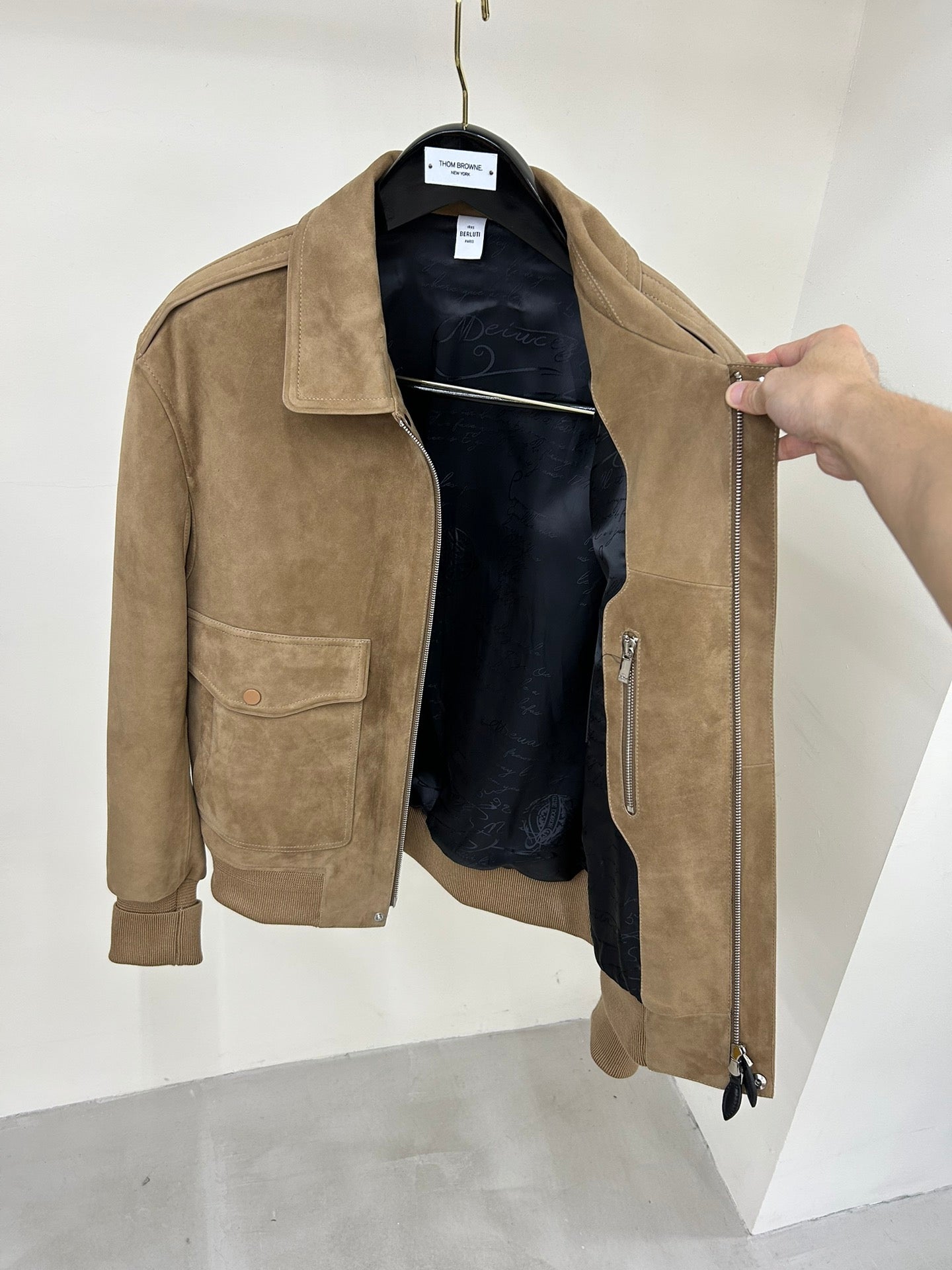 BERLUTI SUEDE JACKET