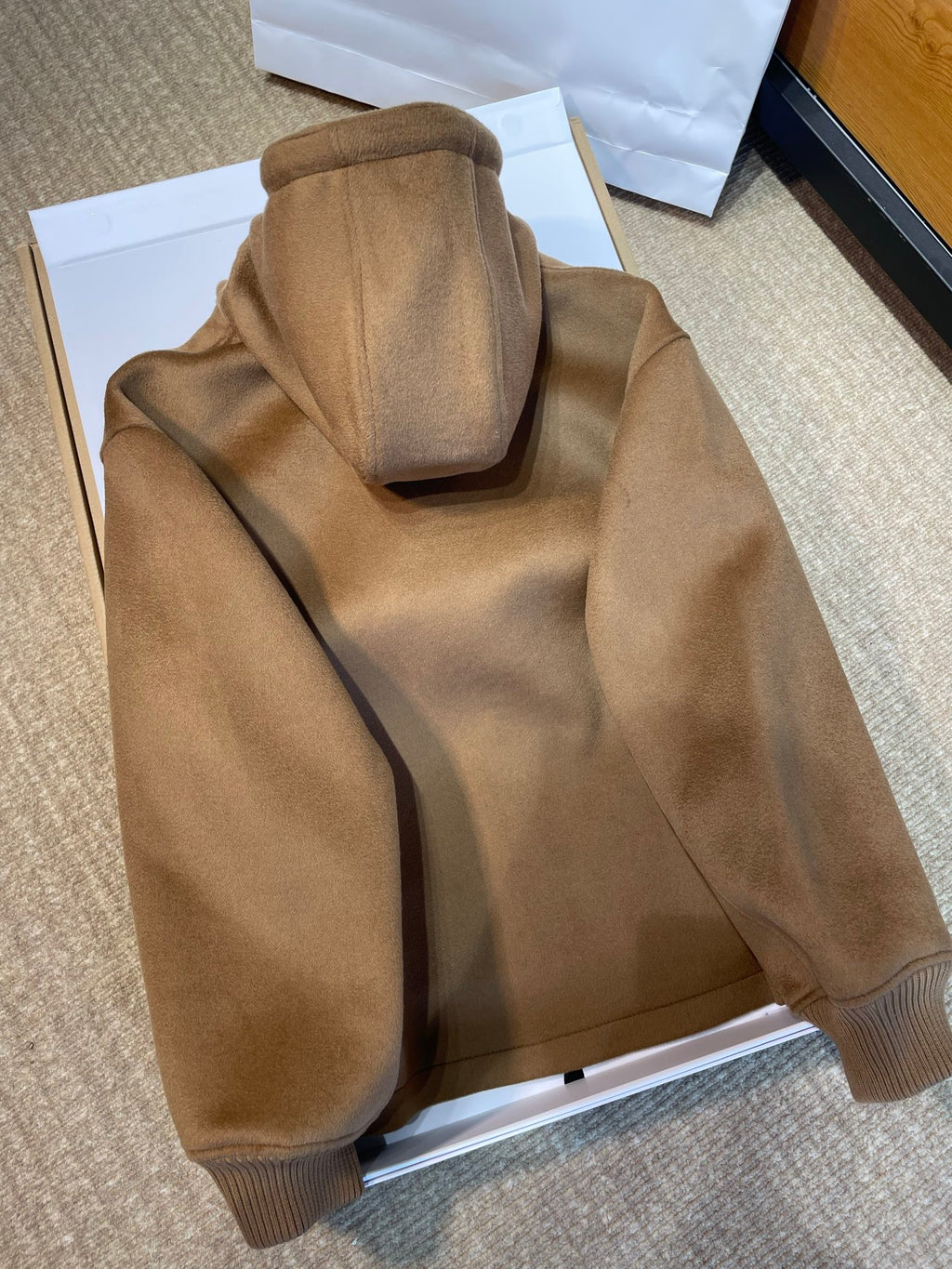 LOEWE HOODED WOOL BLOUSON