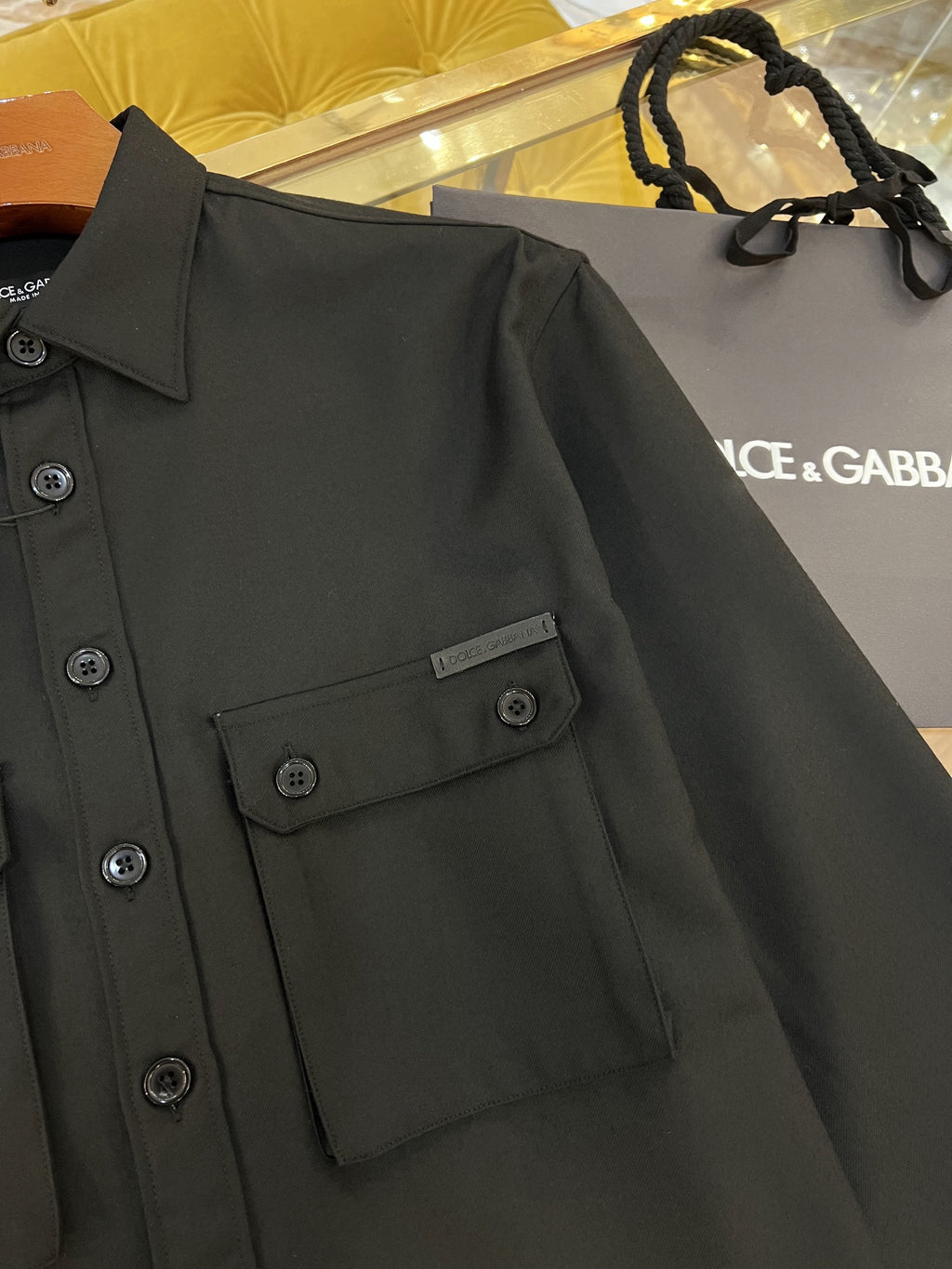 DOLCE & GABBANA LANA WOOL SHIRT