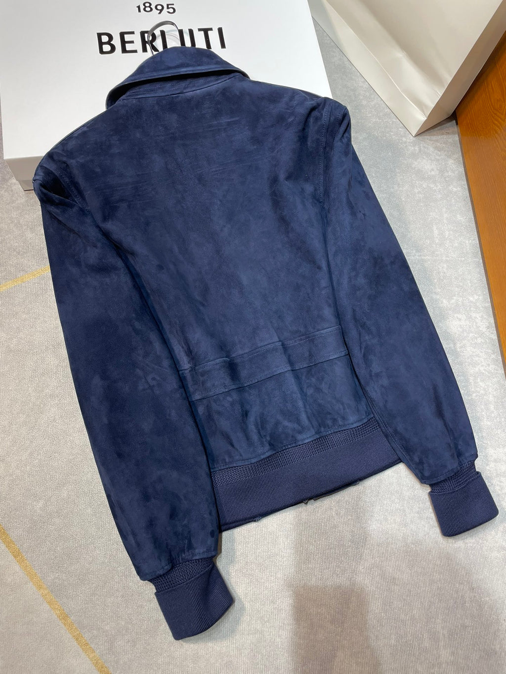 BERLUTI SUEDE BLOUSON