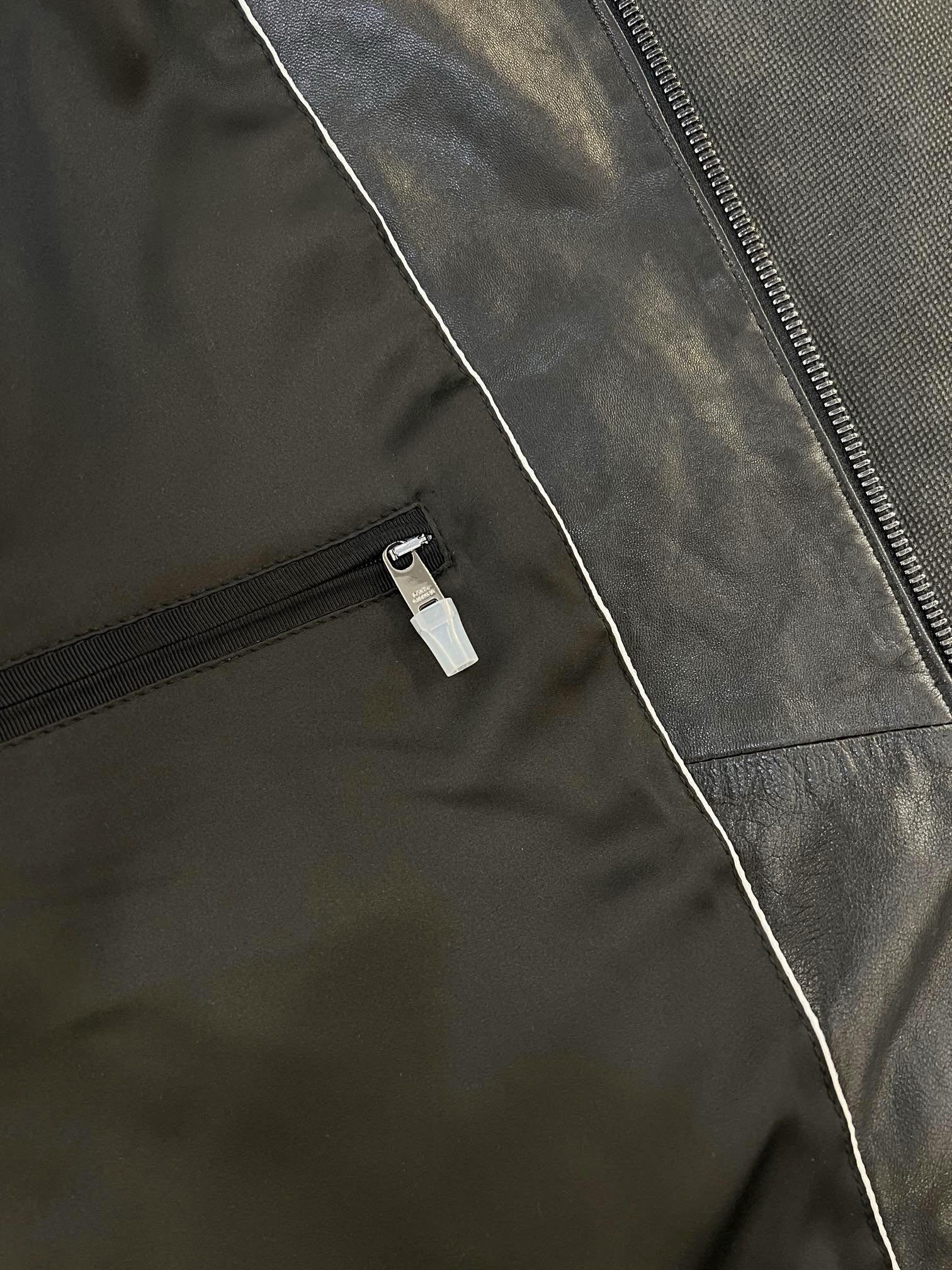 DOLCE & GABBANA LAMB LEATHER JACKET